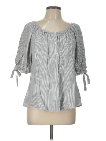 Max Studio 3/4 Sleeve Blouse (view 1)