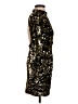 Zara Basic Metallic Gold Cocktail Dress Size XS - photo 4