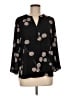 Daniel Rainn 100% Polyester Black 3/4 Sleeve Blouse Size M - photo 1