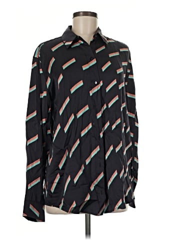 Equipment Long Sleeve Button-Down Shirt (view 1)