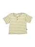 Modern Moments Stripes Tan Short Sleeve Henley Size 3T - photo 1