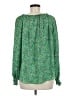 Max Studio 100% Polyester Green Long Sleeve Blouse Size M - photo 2