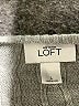 Ann Taylor LOFT Gray Long Sleeve Top Size L - photo 7