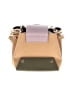 Yuzefi Color Block Tan Crossbody Bag One size - photo 3
