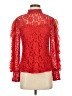 Bebe Red Long Sleeve Blouse Size S - photo 1