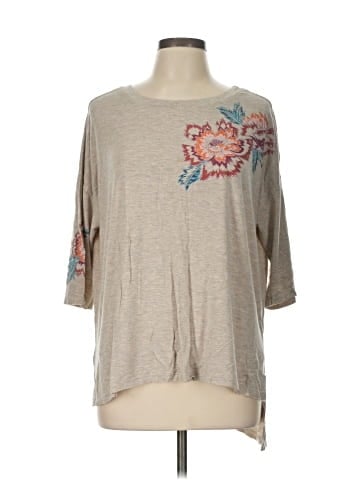 Democracy 3/4 Sleeve Top (view 1)