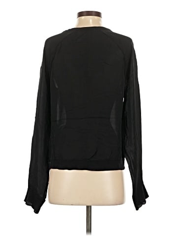 A.L.C. Long Sleeve Silk Top (view 2)