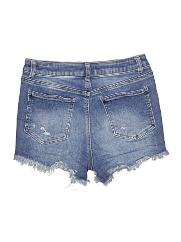 Wax Jean Denim Shorts (view 2)