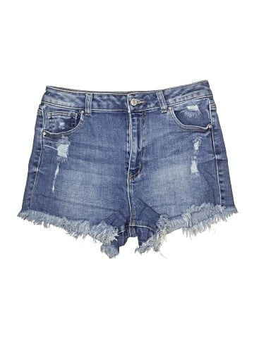 Wax Jean Denim Shorts (view 1)