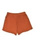 Mystree Solid Orange Shorts Size L - photo 2