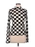 Vans Checkered-gingham Silver Long Sleeve Turtleneck Size M - photo 1