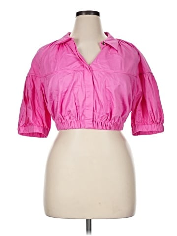 Dance & Marvel 3/4 Sleeve Button-Down Shirt (view 1)