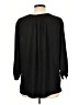 Grace 100% Polyester Black 3/4 Sleeve Blouse Size L - photo 2