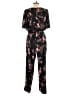 Xhilaration Floral Black Jumpsuit Size L - photo 2