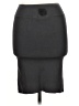 BCBGMAXAZRIA Black Formal Skirt Size L - photo 2