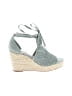 Steve Madden Teal Wedges Size 8 - photo 1