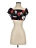 AaKaa Black Short Sleeve Top Size S - photo 1