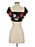 AaKaa Black Short Sleeve Top Size S - photo 2
