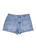 Free Assembly Blue Denim Shorts Size 16 - photo 1