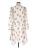 A.L.C. 100% Polyester Ivory Casual Dress Size 12 - photo 1