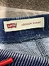 Levi's Solid Blue Denim Shorts Size 12 - 13 - photo 4