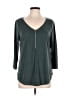 Green Envelope Green 3/4 Sleeve Top Size L - photo 1