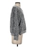 Sweet Romeo Animal Print Gray Pullover Sweater Size S - photo 4