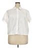 J.Crew 100% Cotton Ivory Short Sleeve Blouse Size 22 - photo 1