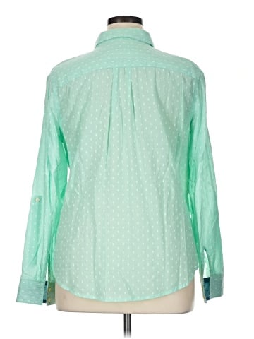 St. John's Bay Long Sleeve Button-Down Shirt (view 2)
