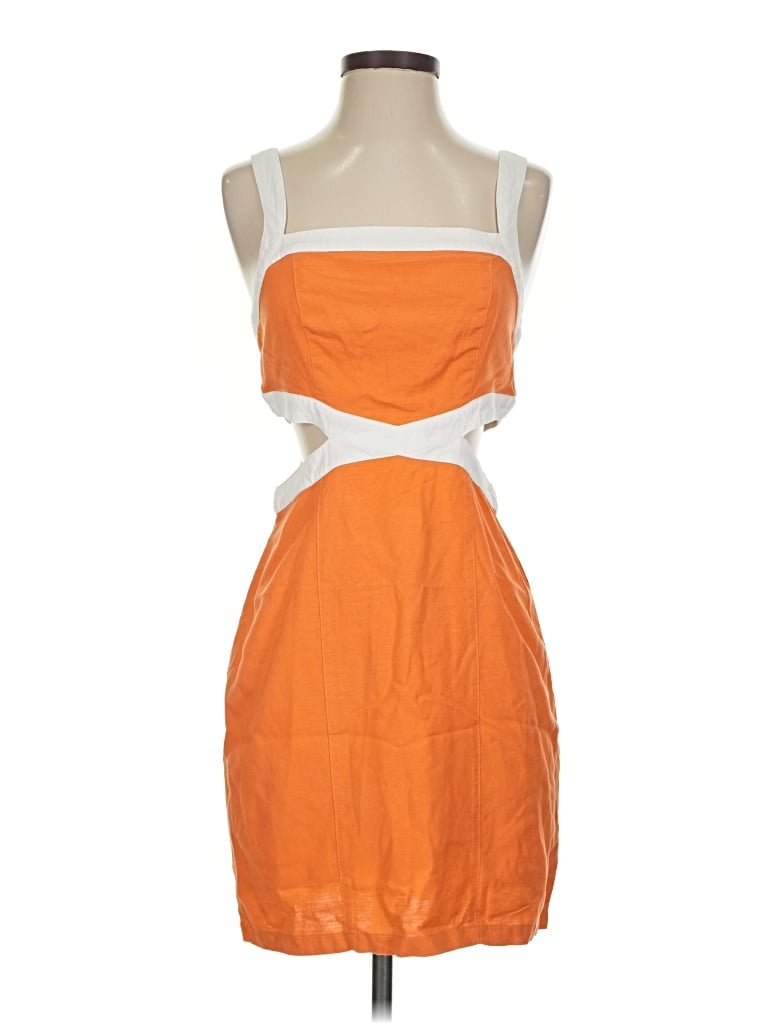 Pre-owned Minkpink Cocktail Dress In Orange
