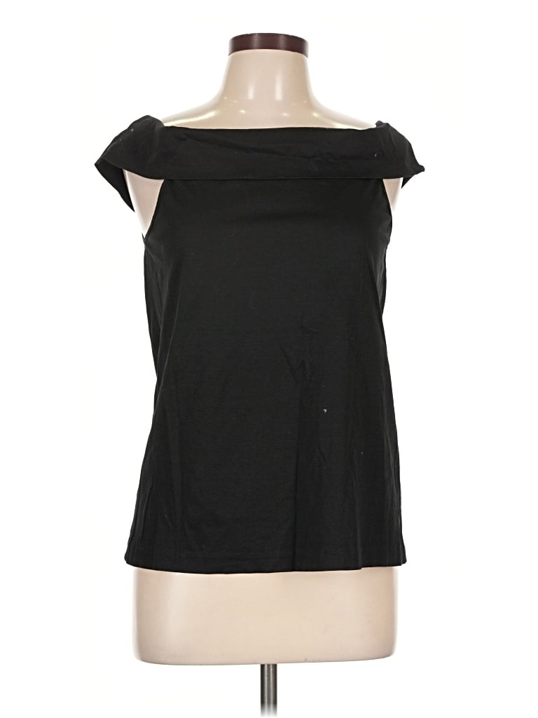 Pre-owned Tibi Sleeveless T-shirt In Black