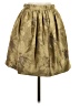 Whit 100% Silk Camo Gold Silk Skirt Size 2 - photo 1