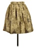 Whit 100% Silk Camo Gold Silk Skirt Size 2 - photo 2