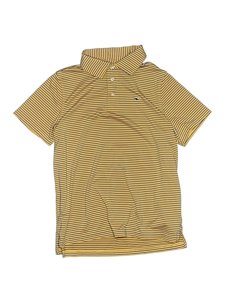 Pre-owned Vineyard Vines Kids' Short Sleeve Top Yellow Tops