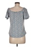 Monteau Blue Short Sleeve Blouse Size M - photo 2