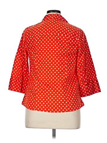 Lane Bryant 3/4 Sleeve Button-Down Shirt (view 2)