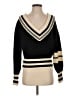 Steve Madden Stripes Black Pullover Sweater Size S - photo 1