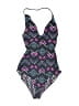 Roxy Print Purple One Piece Swimsuit Size S - photo 1
