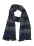 Missoni 100% Wool Chevron-herringbone Blue Scarf One size - photo 1