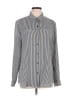 Alex Marie Stripes Silver Long Sleeve Blouse Size L - photo 1