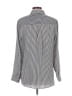 Alex Marie Stripes Silver Long Sleeve Blouse Size L - photo 2