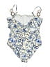 Unbranded Paisley Blue One Piece Swimsuit Size L - photo 2