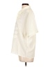Milano 100% Polyester Ivory Short Sleeve Blouse Size L - photo 5