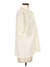 Milano 100% Polyester Ivory Short Sleeve Blouse Size L - photo 4