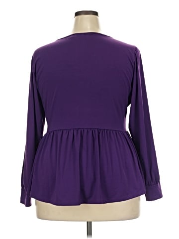 Ashley Stewart Long Sleeve Blouse (view 2)