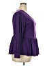 Ashley Stewart Purple Long Sleeve Blouse Size 18 Plus - photo 4