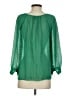 J.Crew Green Long Sleeve Blouse Size 2 - photo 2