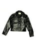 Btween 100% Polyester Metallic Black Jacket Size 7 - photo 1