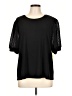 CeCe Polka Dots Black 3/4 Sleeve T-Shirt Size XXL - photo 1