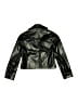 Btween 100% Polyester Metallic Black Jacket Size 7 - photo 2